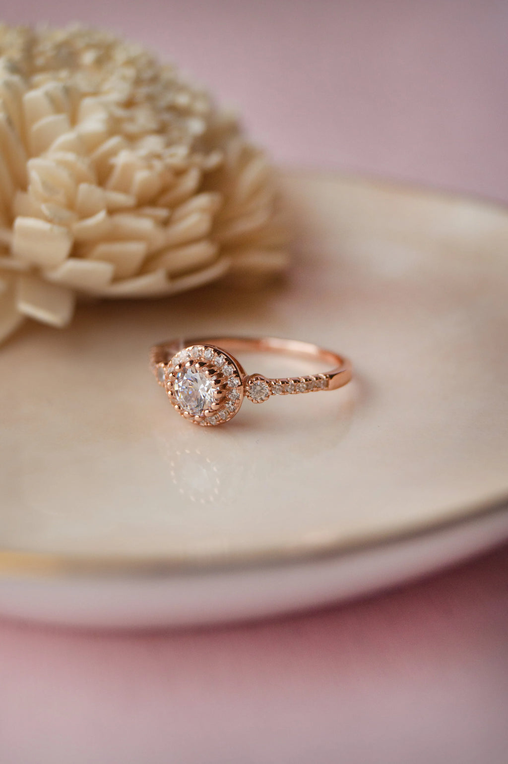 Holding It For You Solitaire Sterling Silver Ring