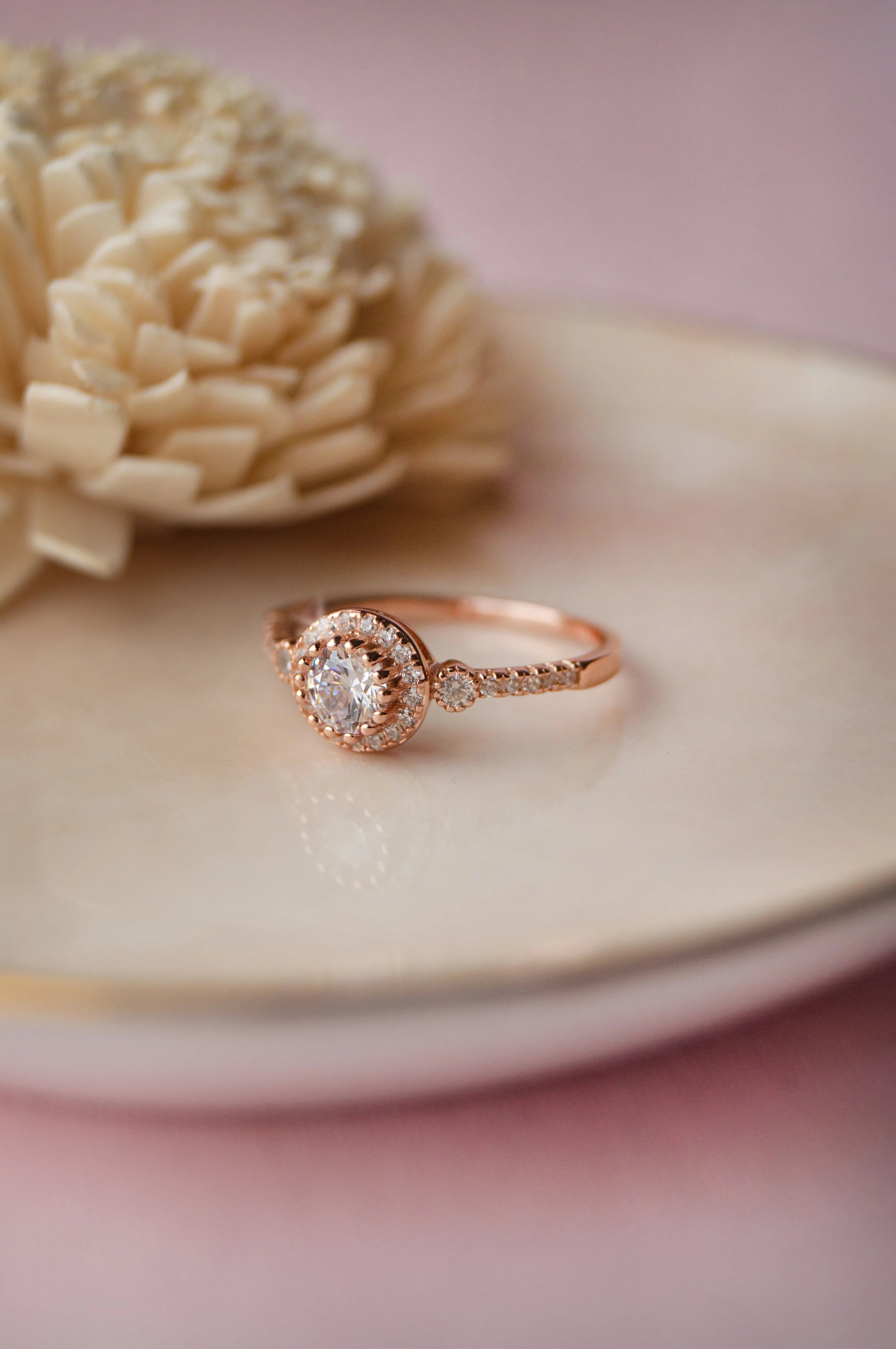 Holding It For You Solitaire Sterling Silver Ring