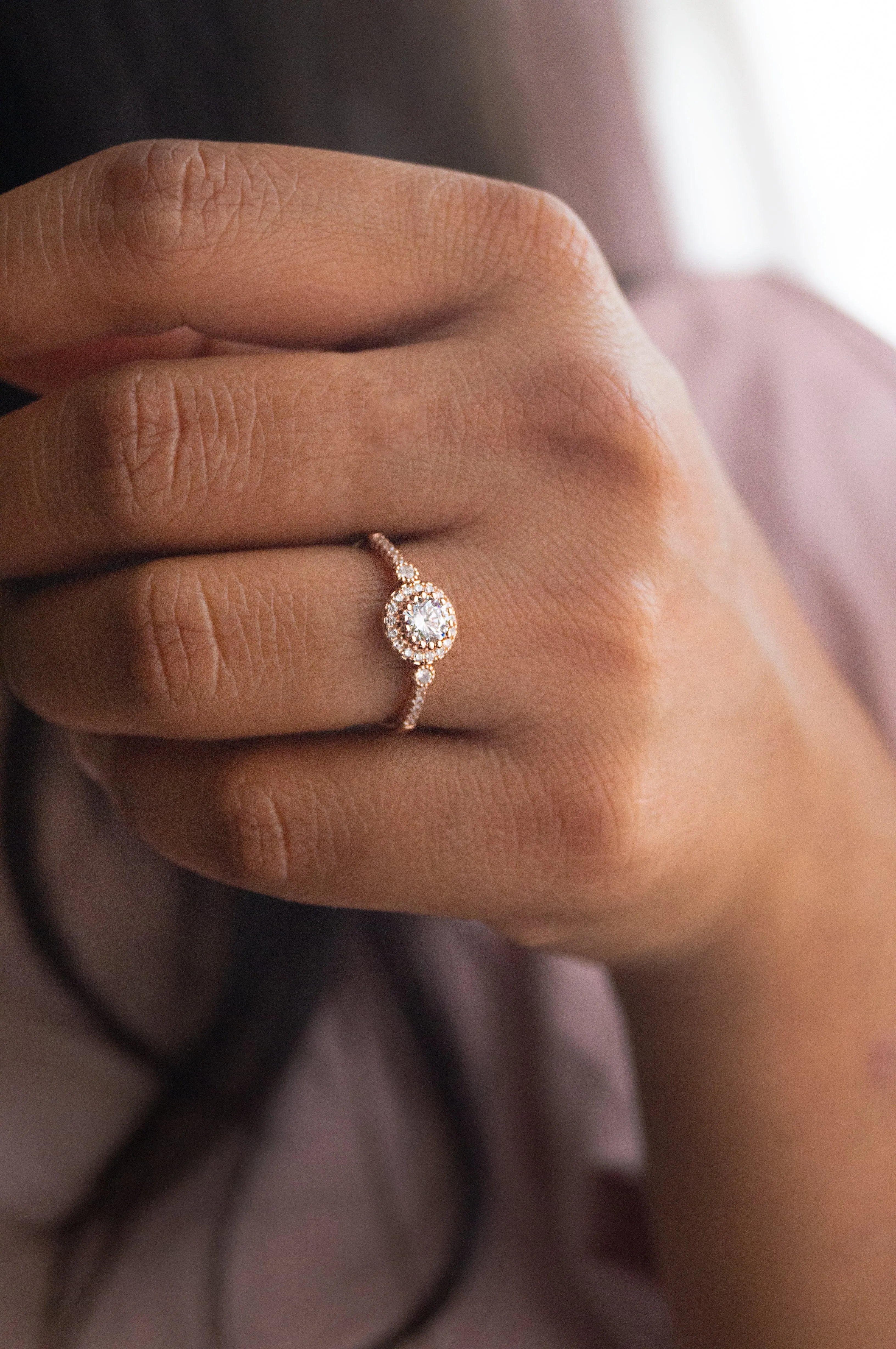 Holding It For You Solitaire Sterling Silver Ring