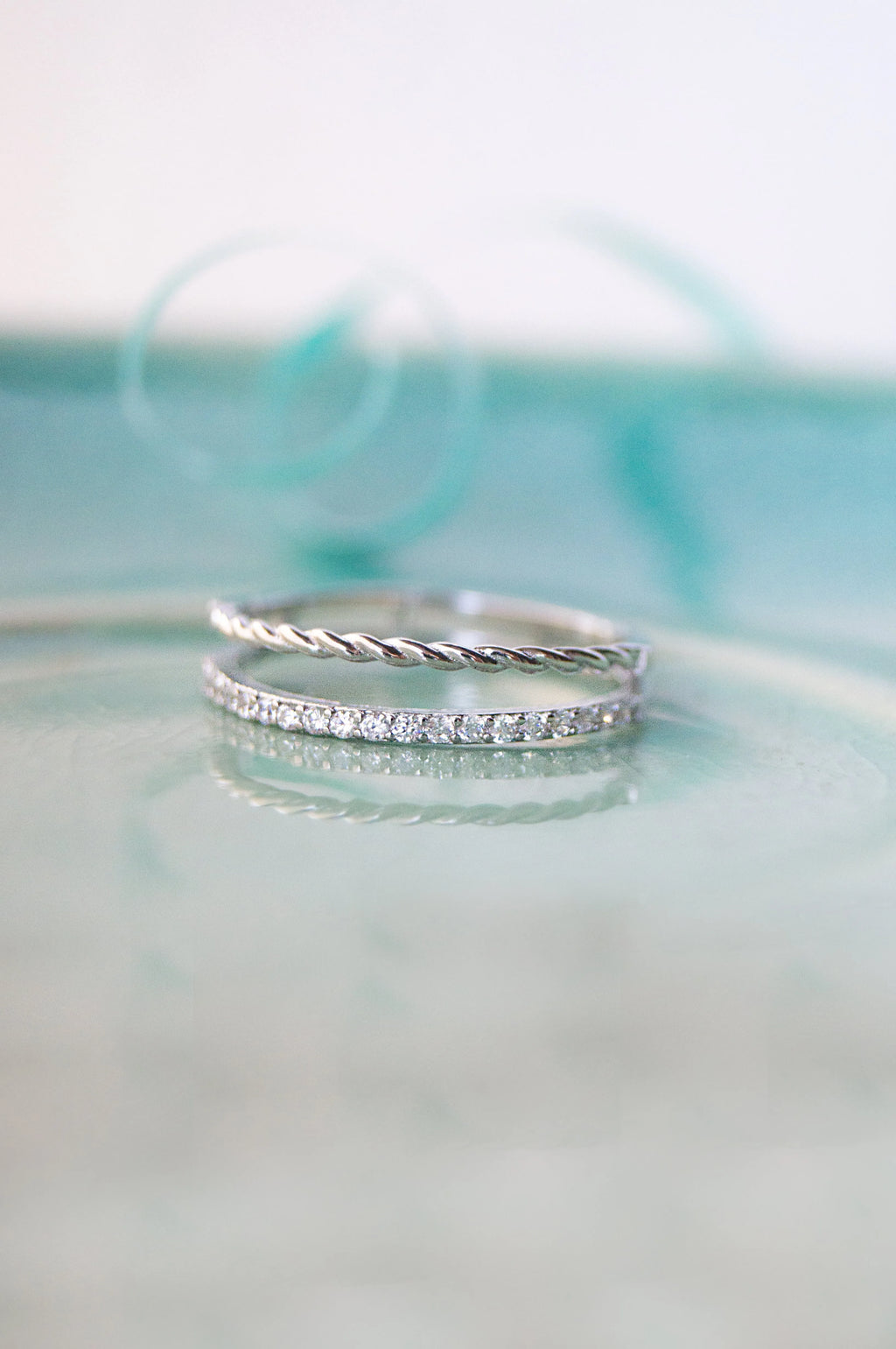 Sleek And Twisty Rose Gold Plated Sterling Silver Ring