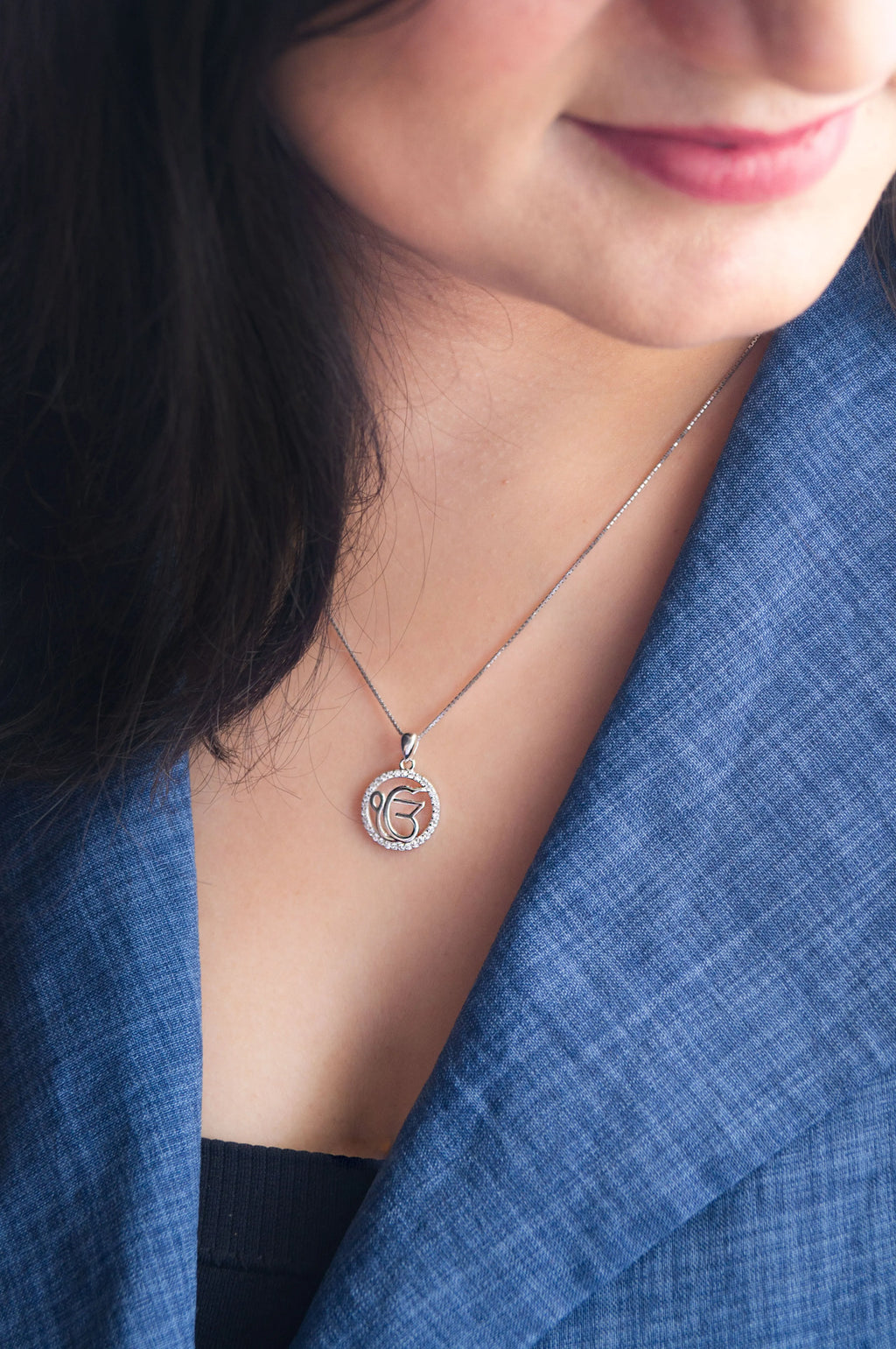 Ek Onkar Sterling Silver Pendant