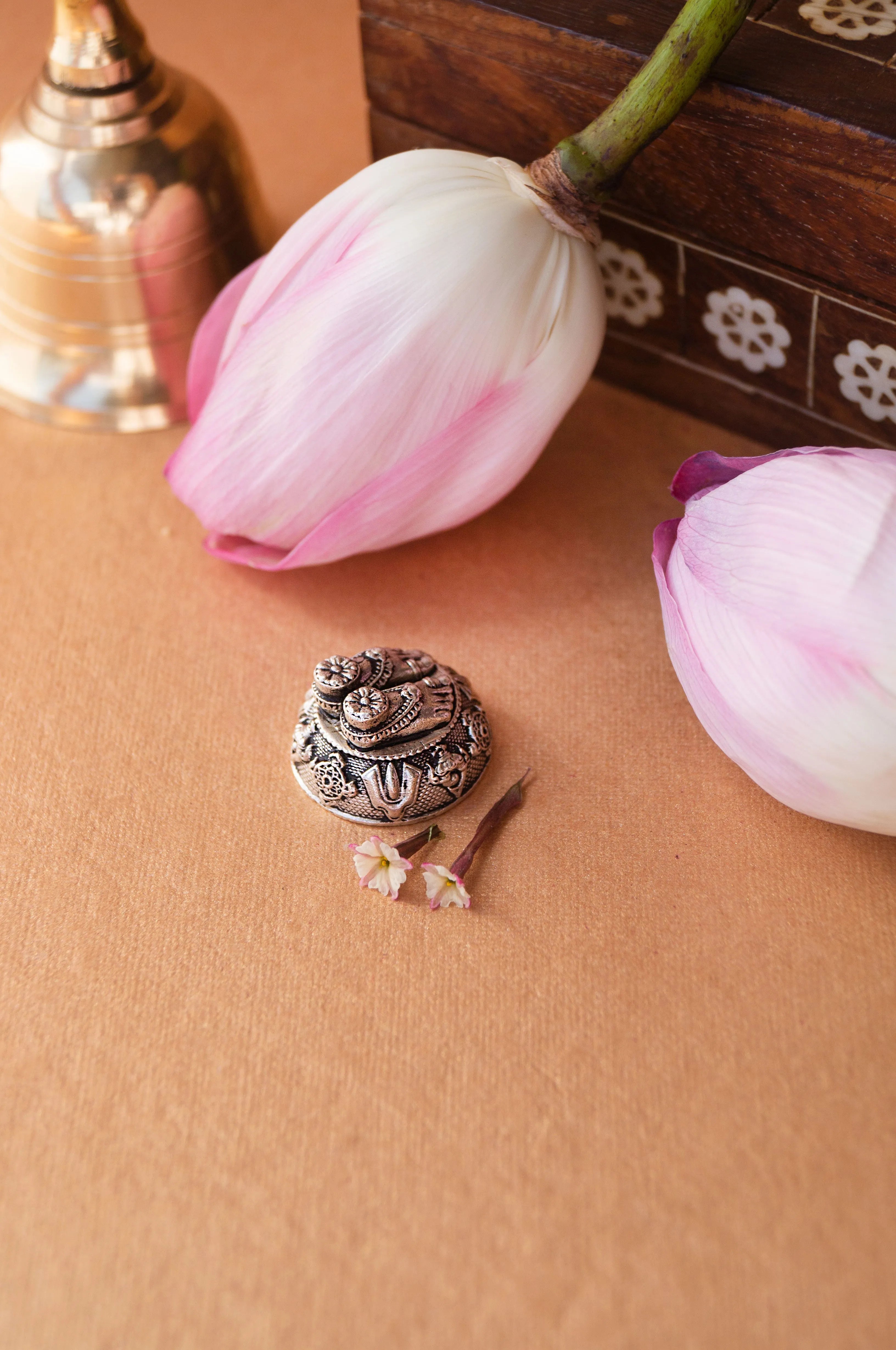 Antique 925 Sterling Silver Charan