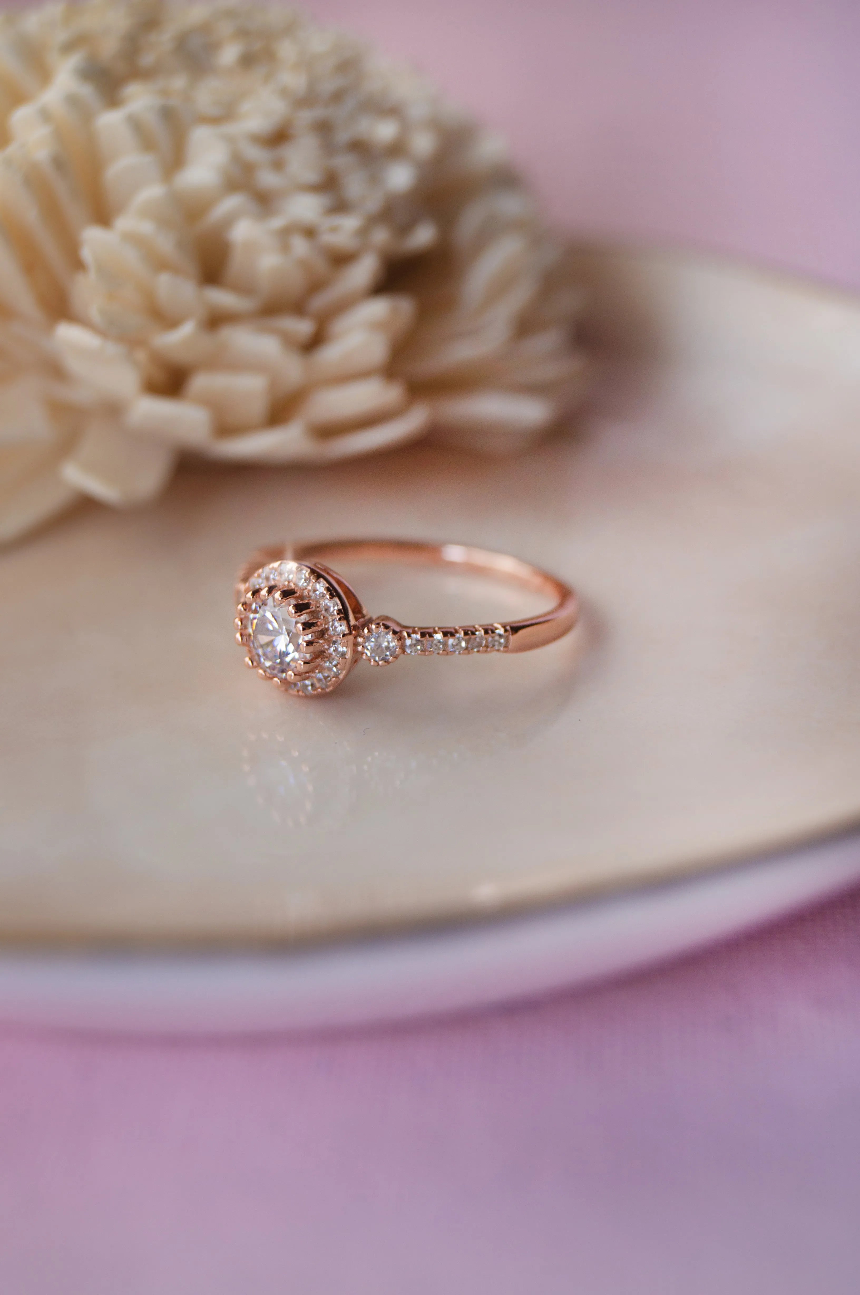 Holding It For You Solitaire Sterling Silver Ring