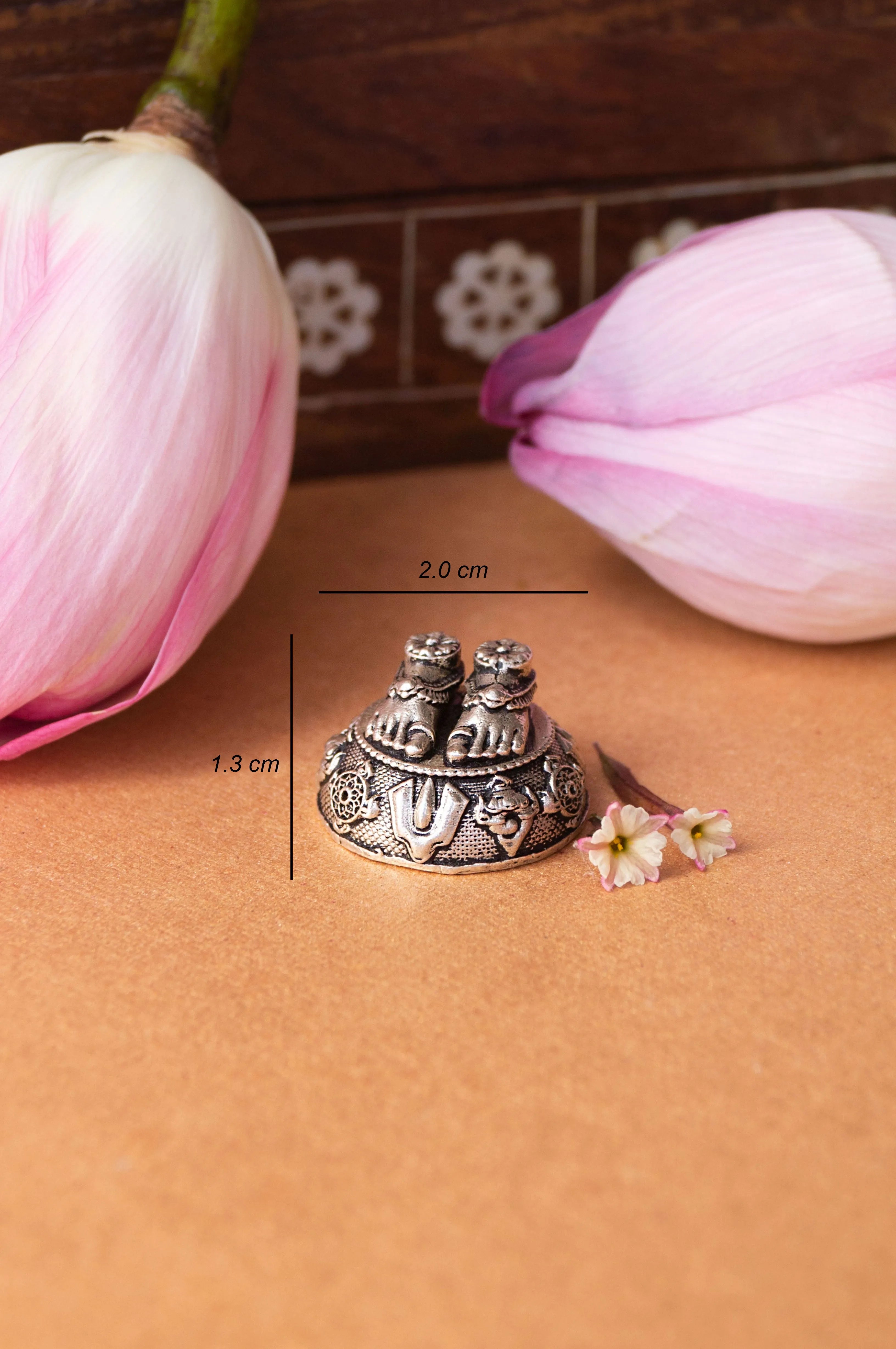 Antique 925 Sterling Silver Charan - Family Wali Diwali Gift Hamper