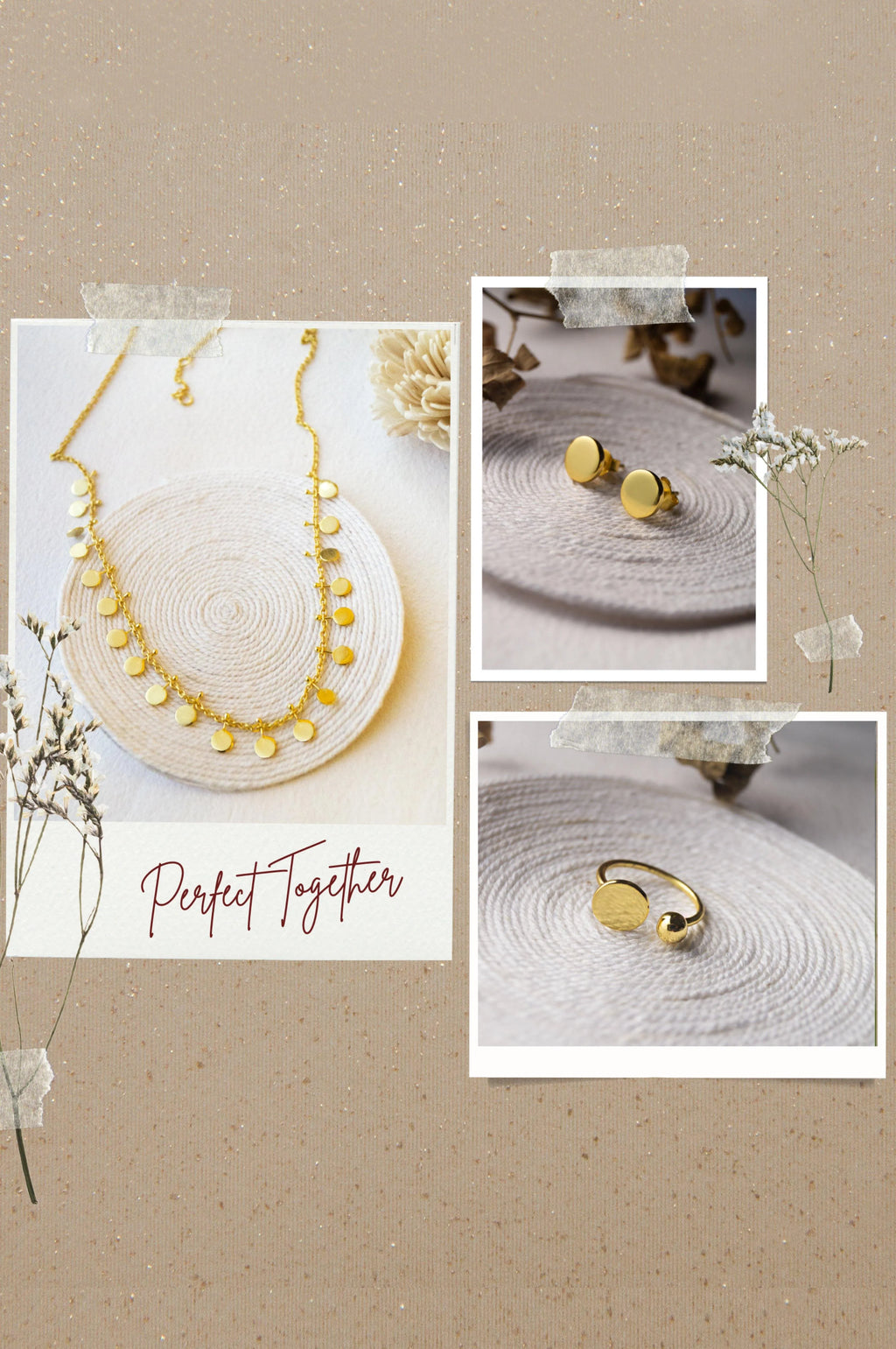 Classic Evergreen Circology Sterling Silver Necklace Set