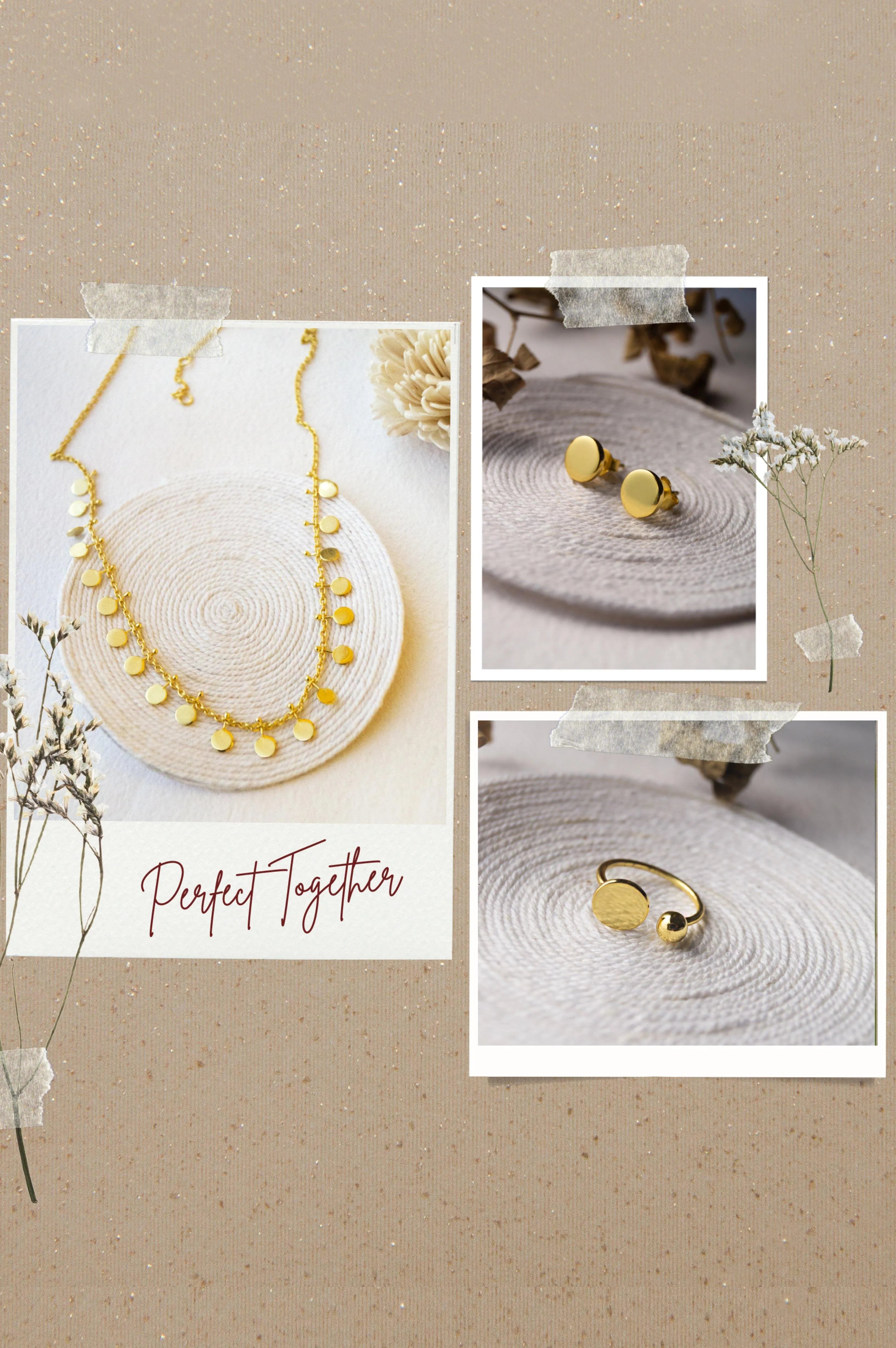 Classic Evergreen Circology Sterling Silver Necklace Set