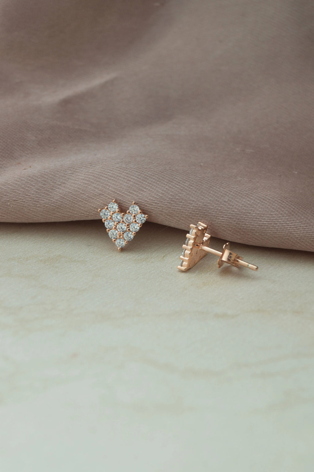 8 bit Heart Sterling Silver Earrings