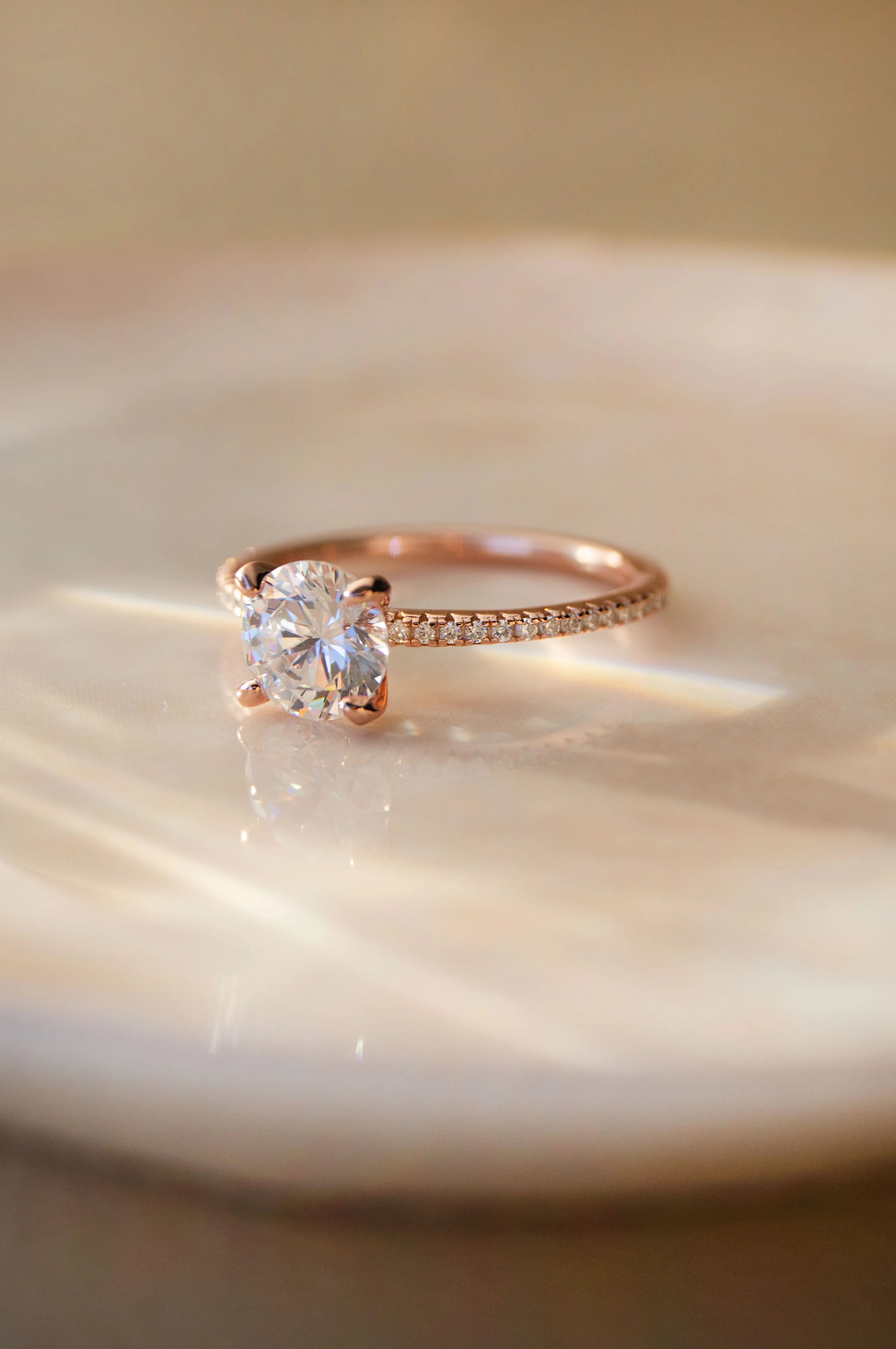 Pretty Enticing Solitaire Sterling Silver Ring