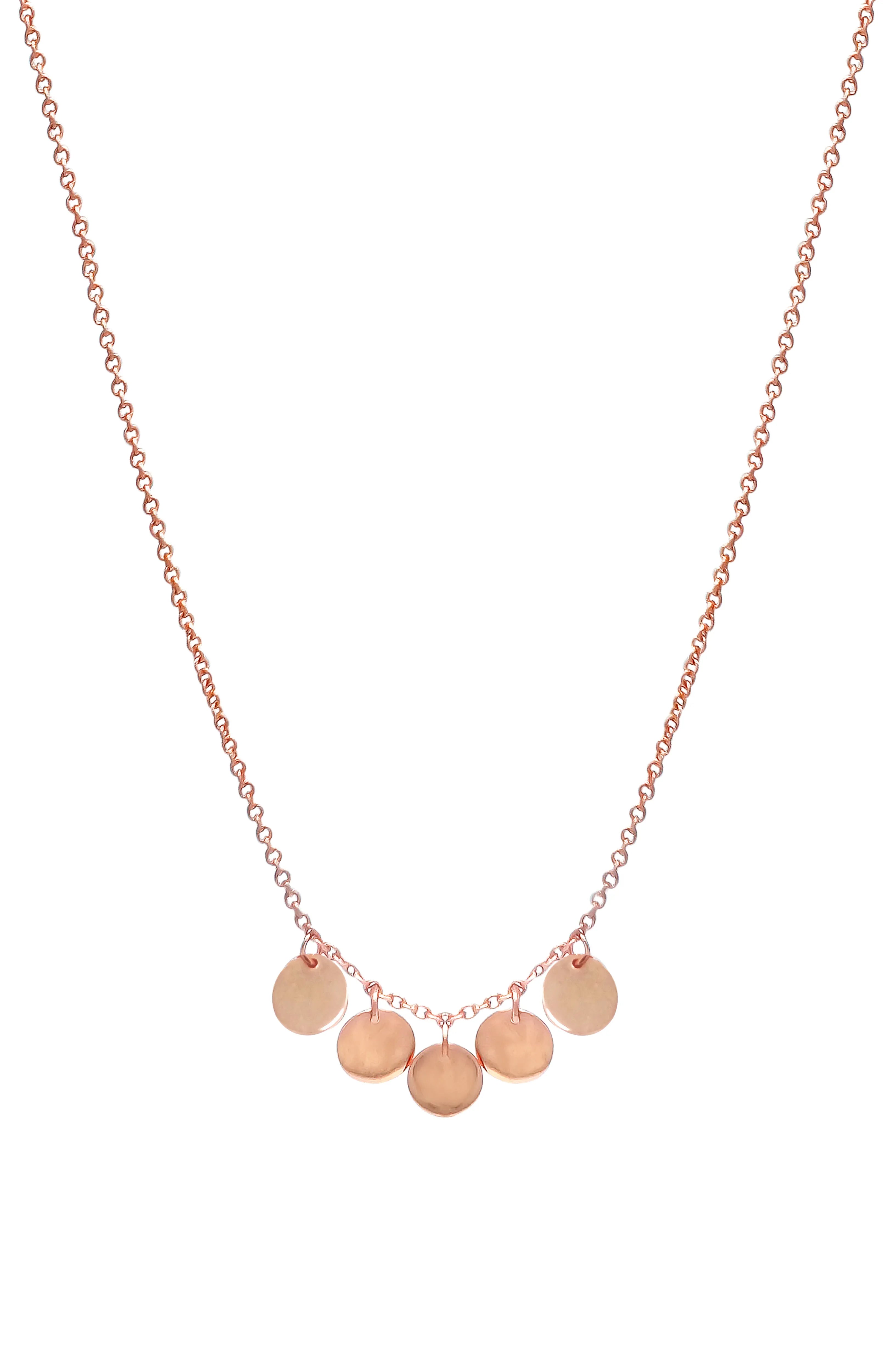 Classic Circology Gold Plated Mini Sterling Silver Necklace