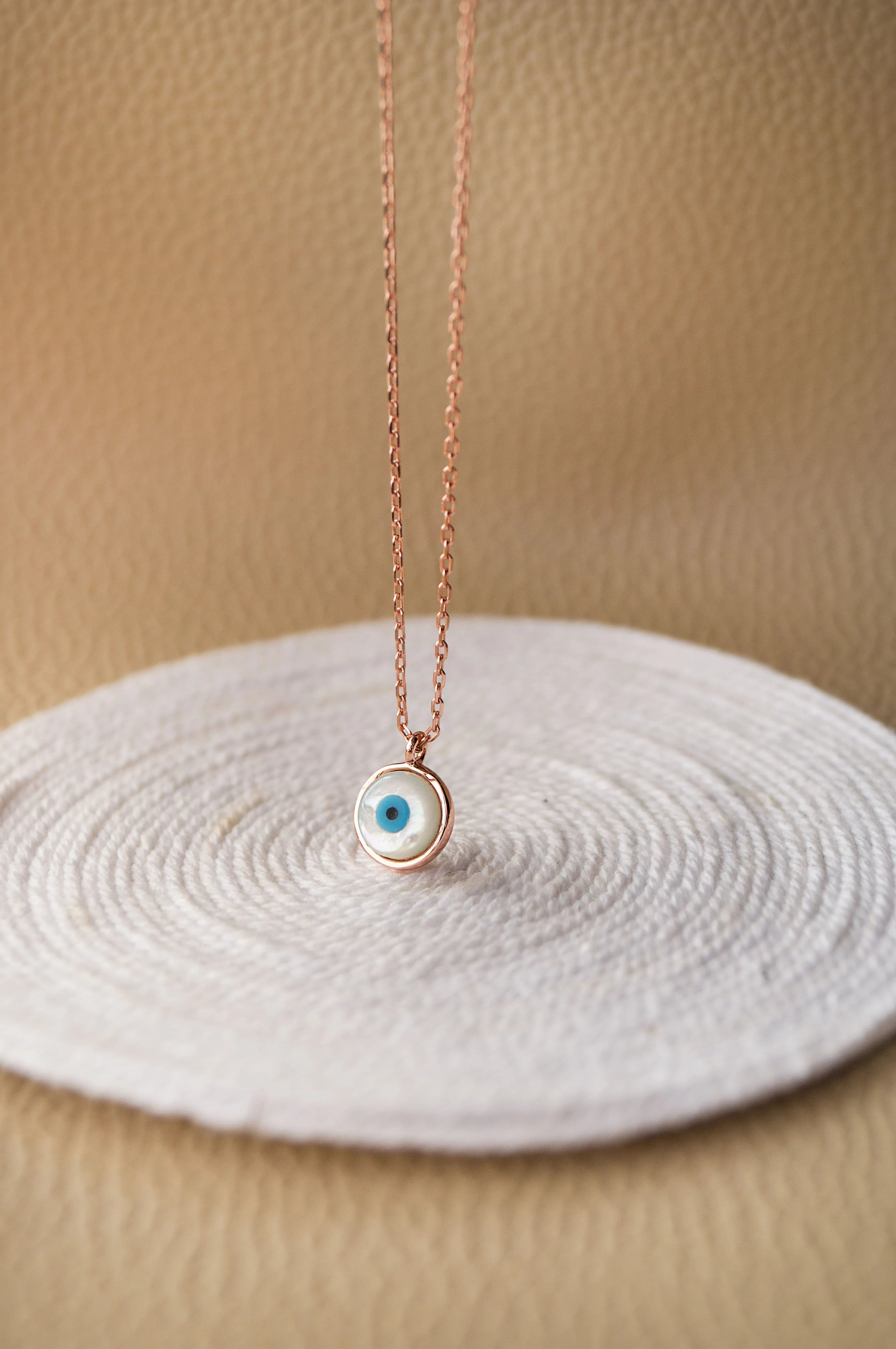 Petite Classic Evil Eye Sterling Silver Chain Necklace