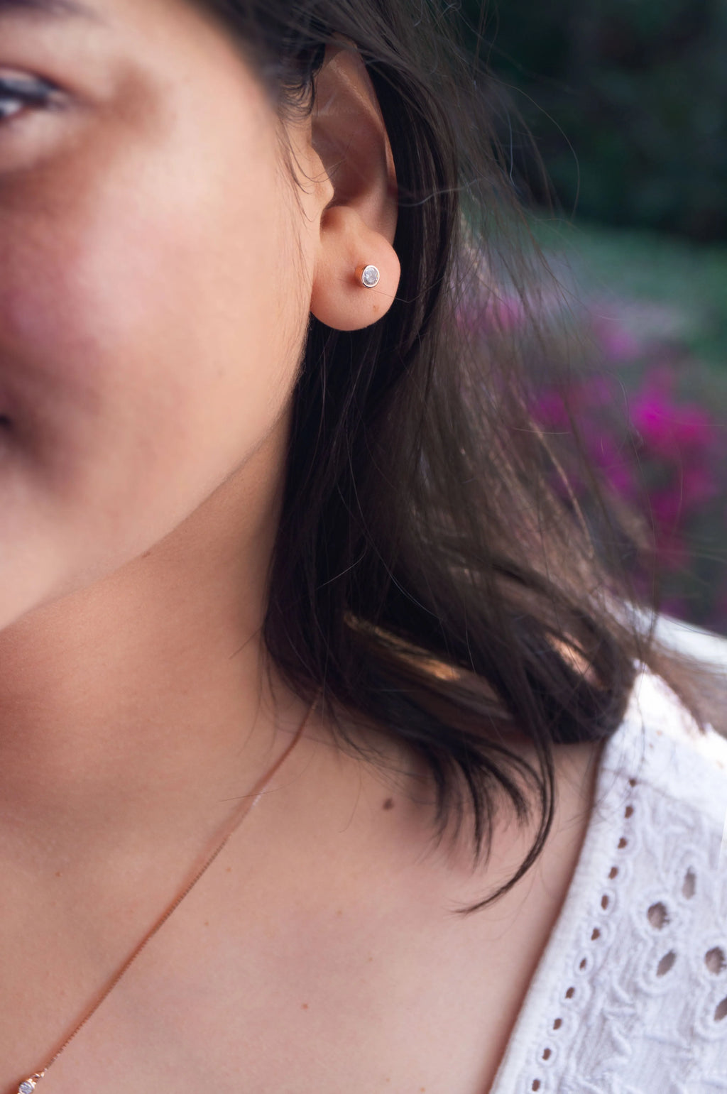 Butterfly On A Pearl Rose Gold Plated Sterling Silver Pendant