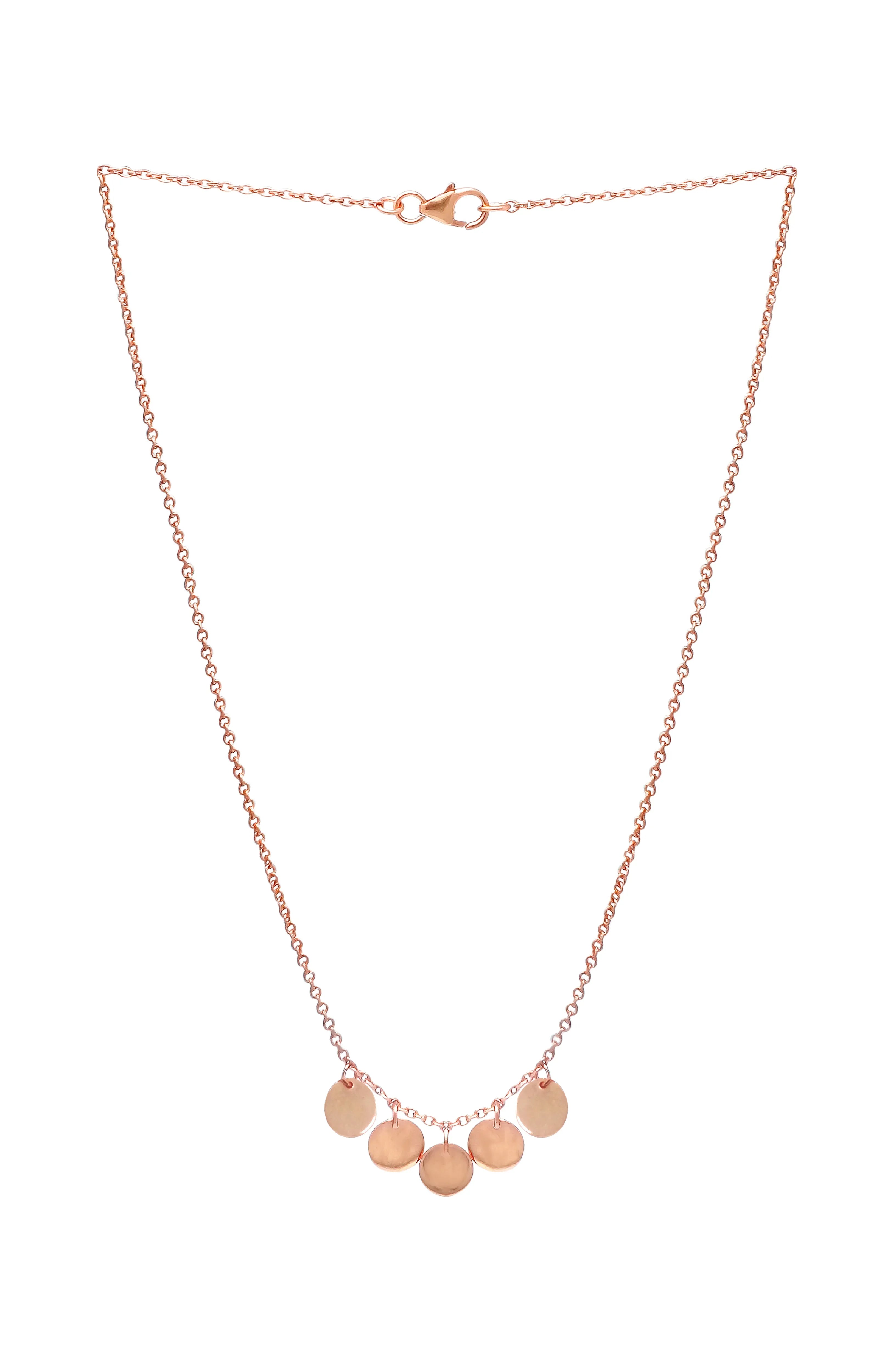 Classic Circology Gold Plated Mini Sterling Silver Necklace