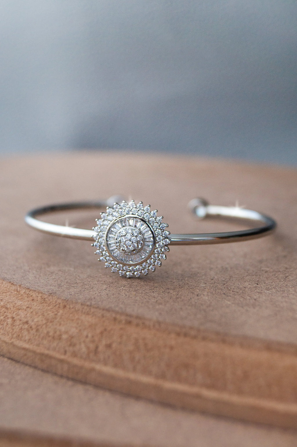 Shine With Me Rose Gold Plated Sterling Silver Adjustable Bracelet