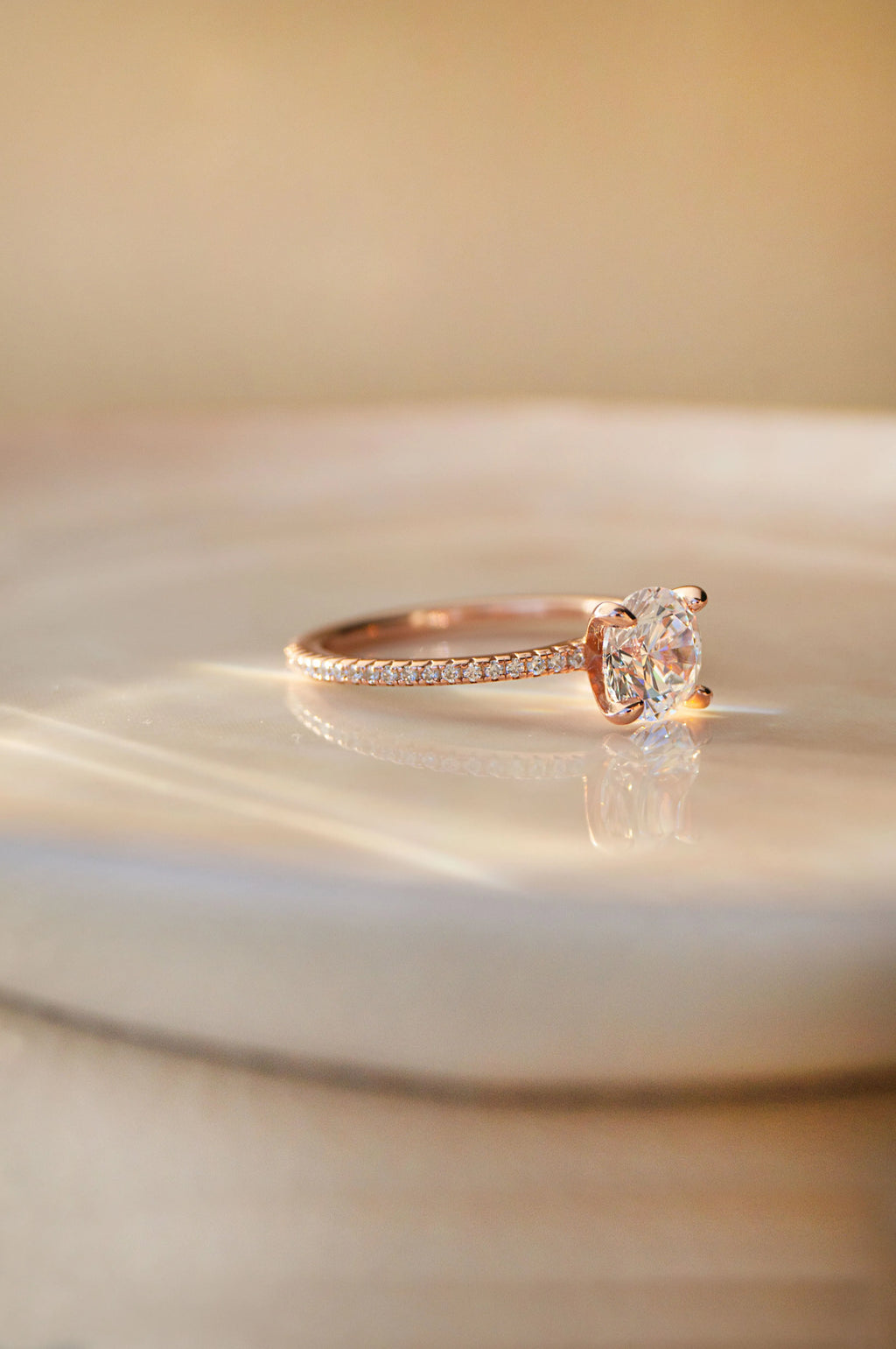 Pretty Enticing Solitaire Sterling Silver Ring