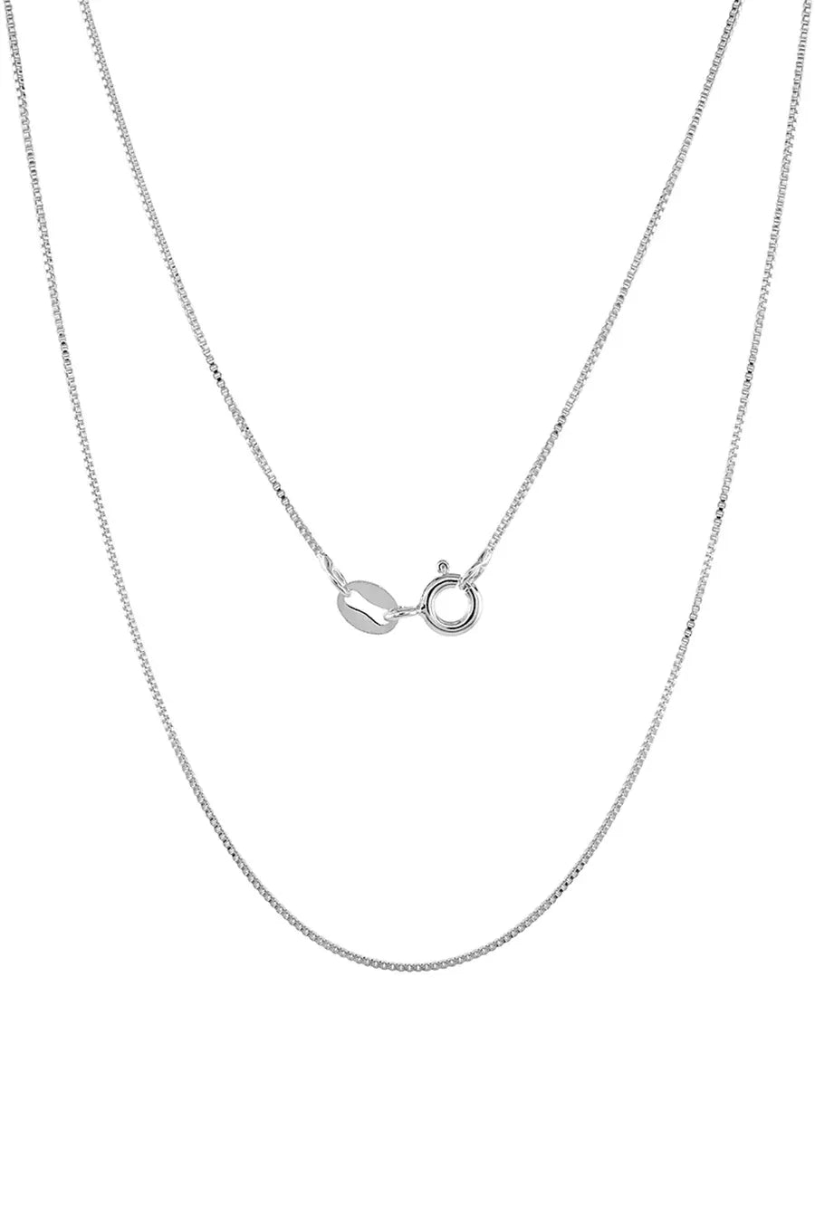 Rose Gold Plated Classic Box Sterling Silver Chain