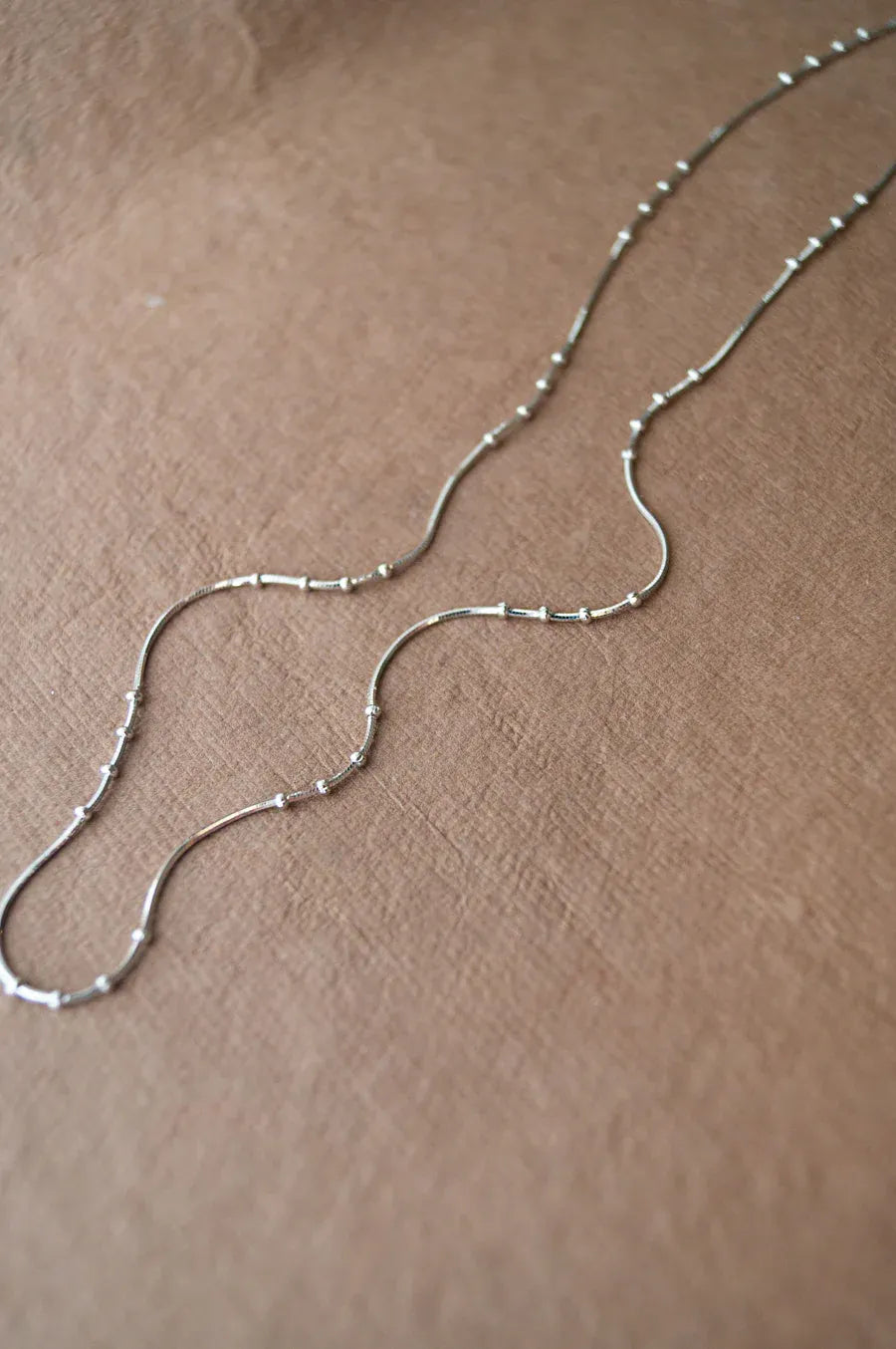 Vivid Station Balls Sterling Silver Chain