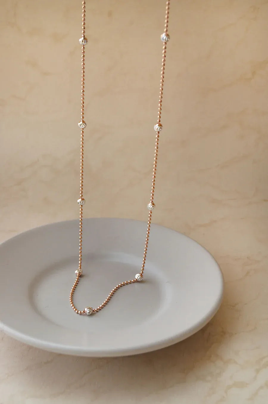 Classic Paper Clip Gold Plated Sterling Silver Chain